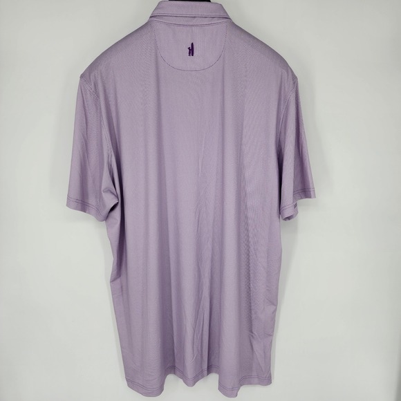 Colorado Rockies‎ Polo Shirt Mens Size XXL 2XL Purple AOP johnnie-O Stretch EUC - Picture 3 of 8